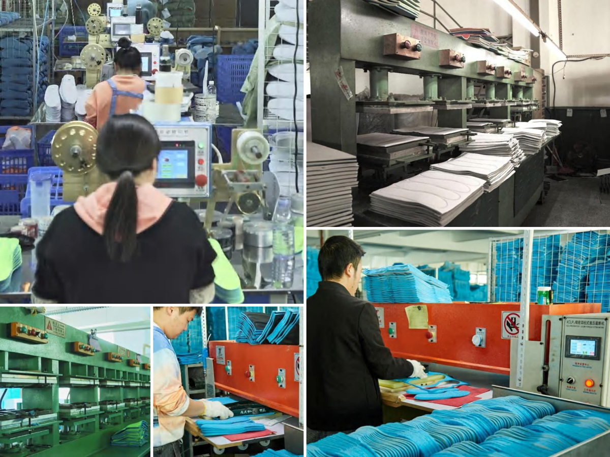 QVO shoes Core factory ST, BNZ, insole-top-cover support services 01