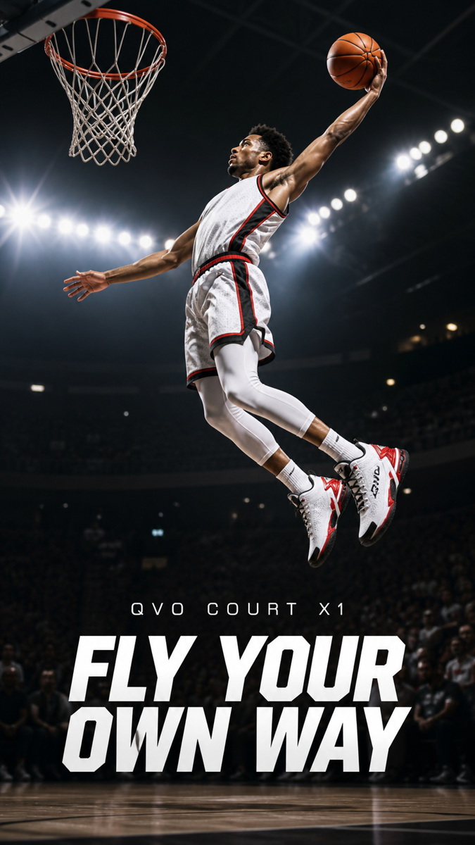 QVO Shoes Basketball shoes Court X1 01