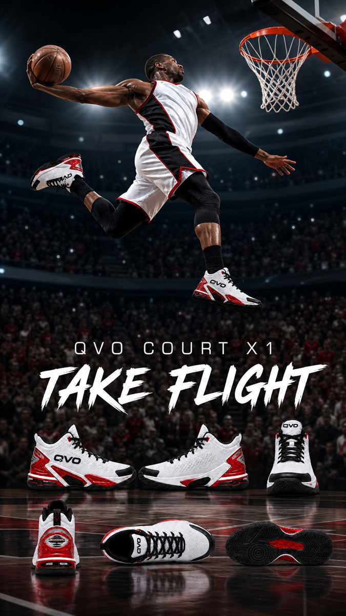 QVO Shoes Basketball shoes Court X1 05