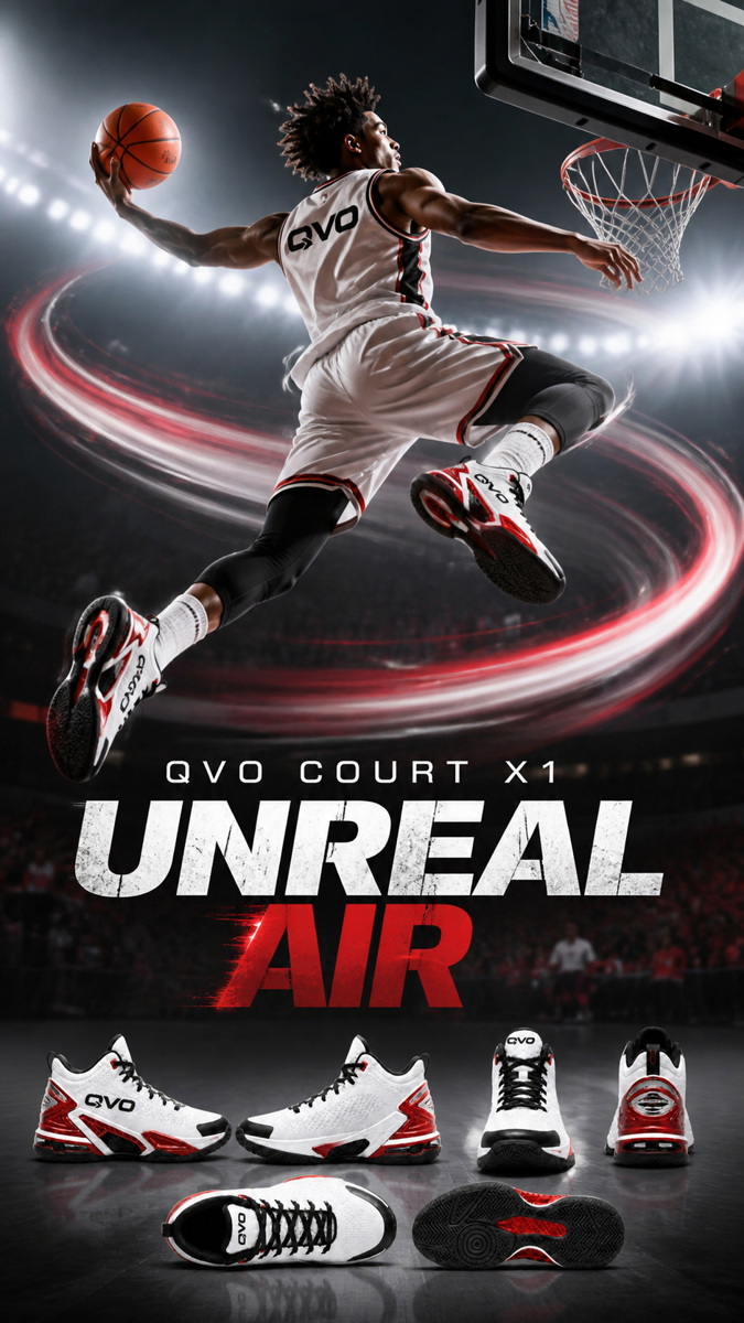 QVO Shoes Basketball shoes Court X1 08