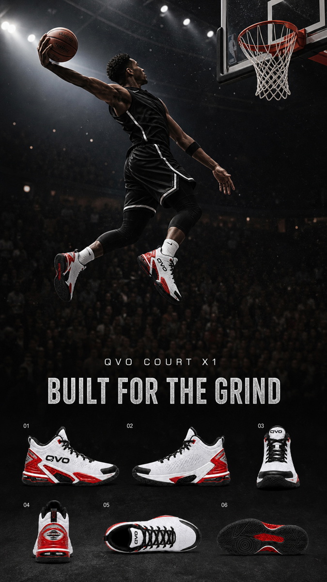 QVO Shoes Basketball shoes Court X1 11